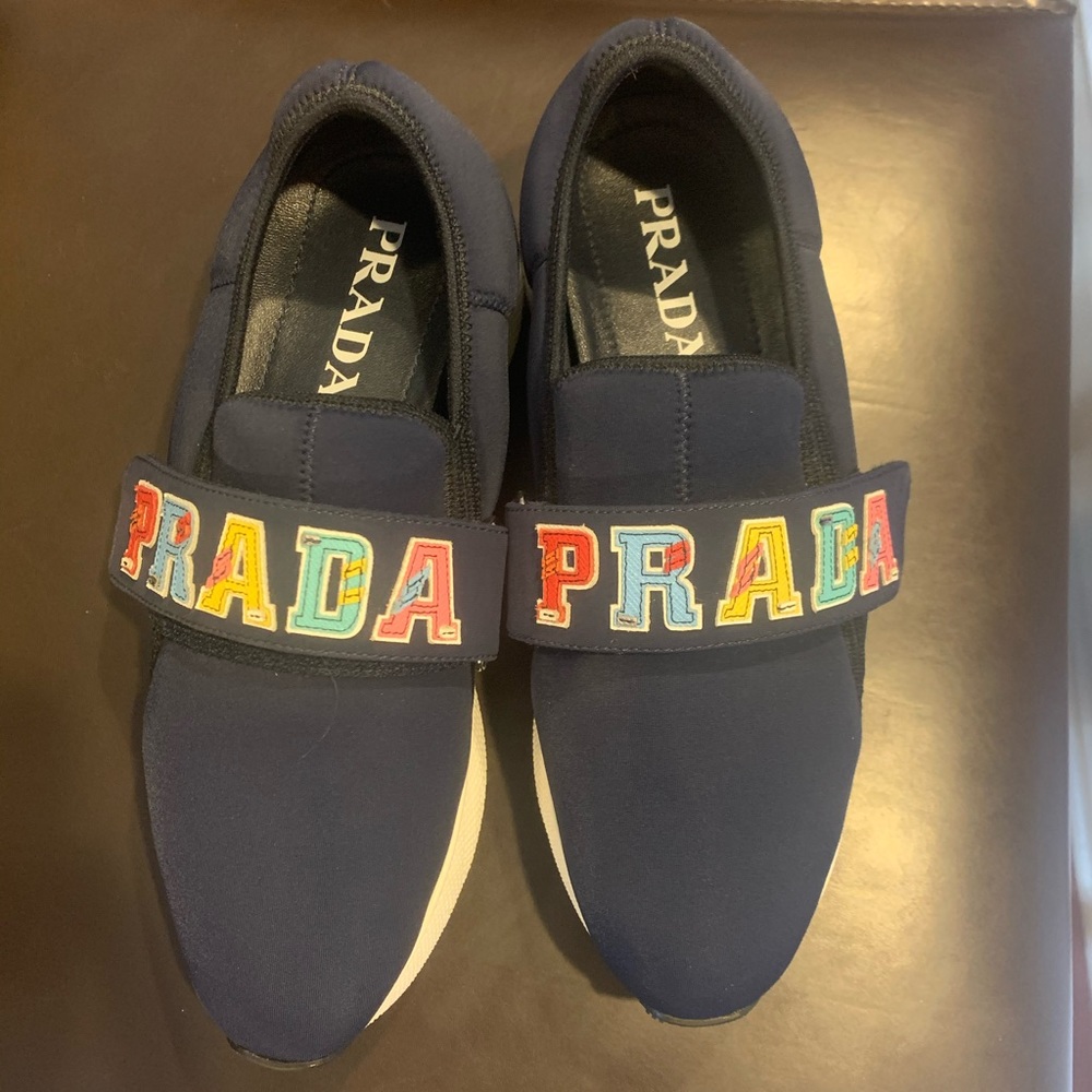 Authentic Prada Sneakers in great condition no box or dust bag